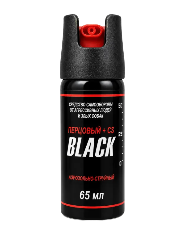 Перцовый баллончик "Black" 65 мл