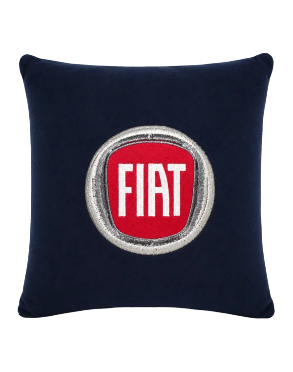 Подушка с вышивкой "Fiat" (Флис)
