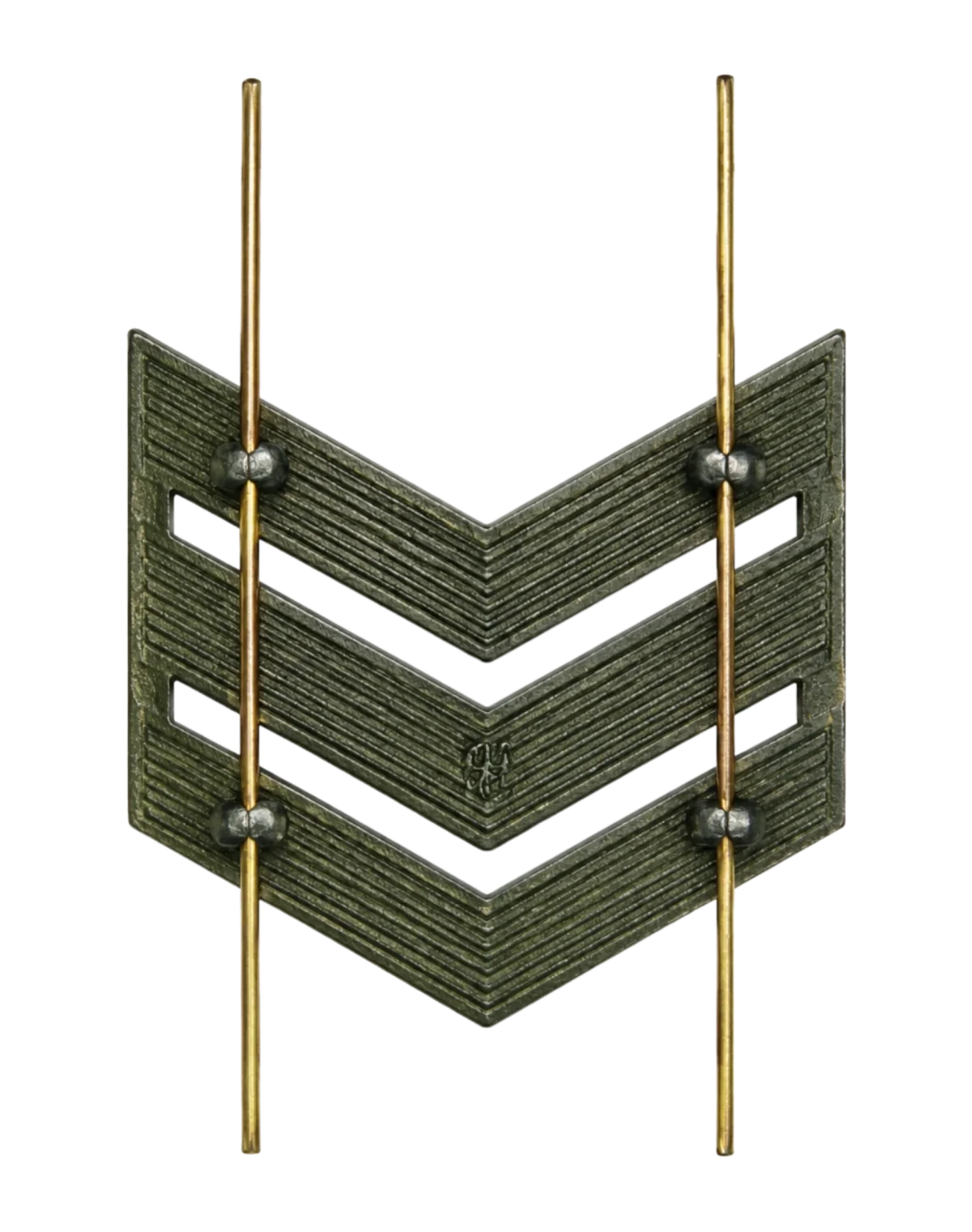 Лычка V-образная "Сержант" (Зеленая) — фото 2
