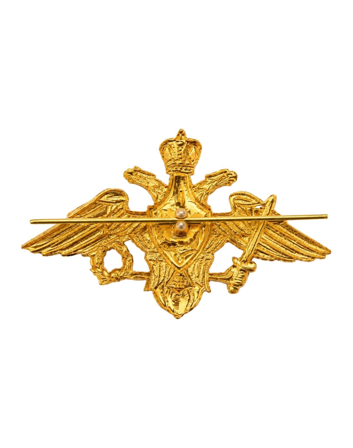 Эмблема большая "Герб МО РФ" для фуражки — фото 2