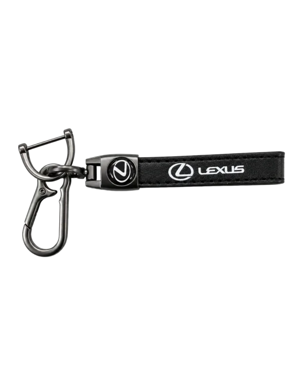 Кожаный брелок для ключей с логотипом "Lexus"