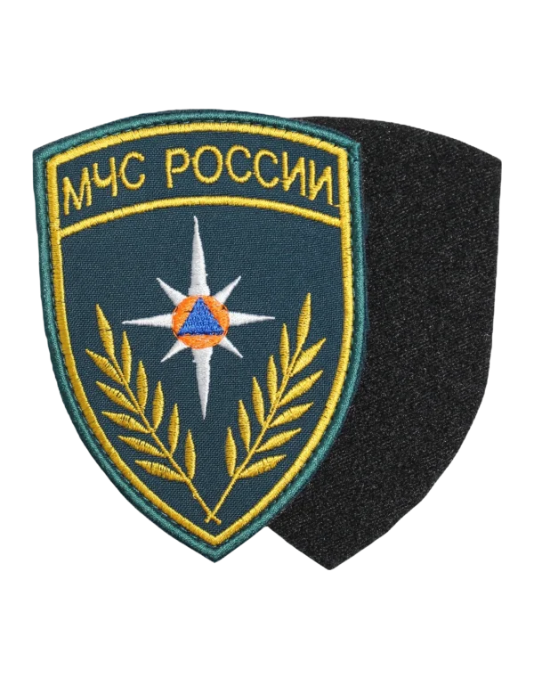 Шеврон вышитый на липучке "МЧС" — Роза ветров
