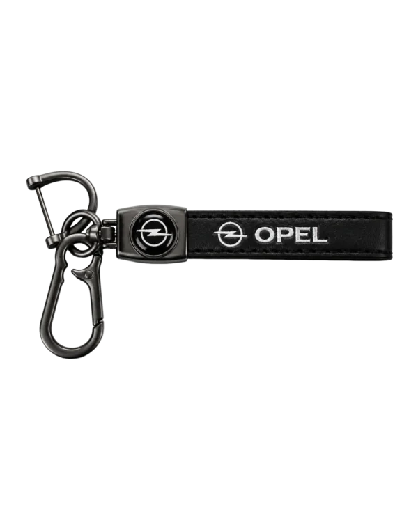 Кожаный брелок для ключей с логотипом "Opel"