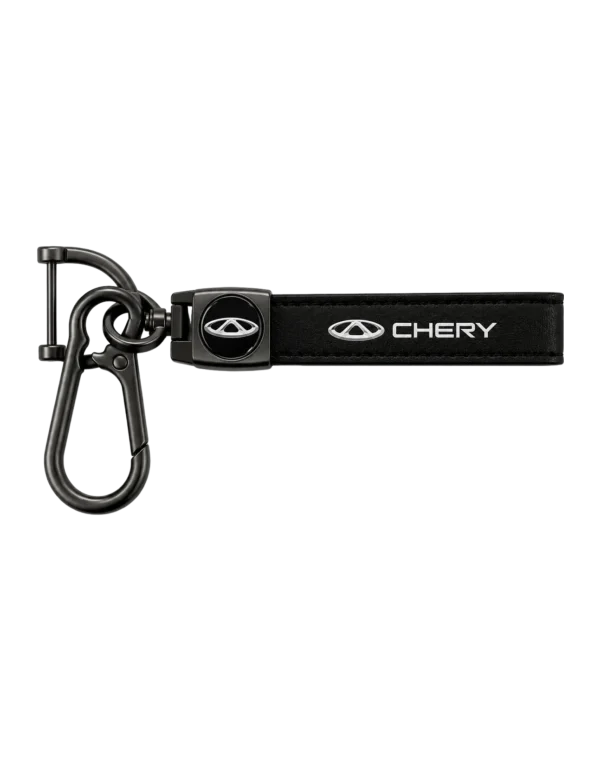 Кожаный брелок для ключей с логотипом "Chery"