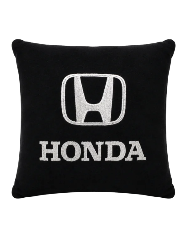 Подушка с вышивкой "Honda" (Флис)