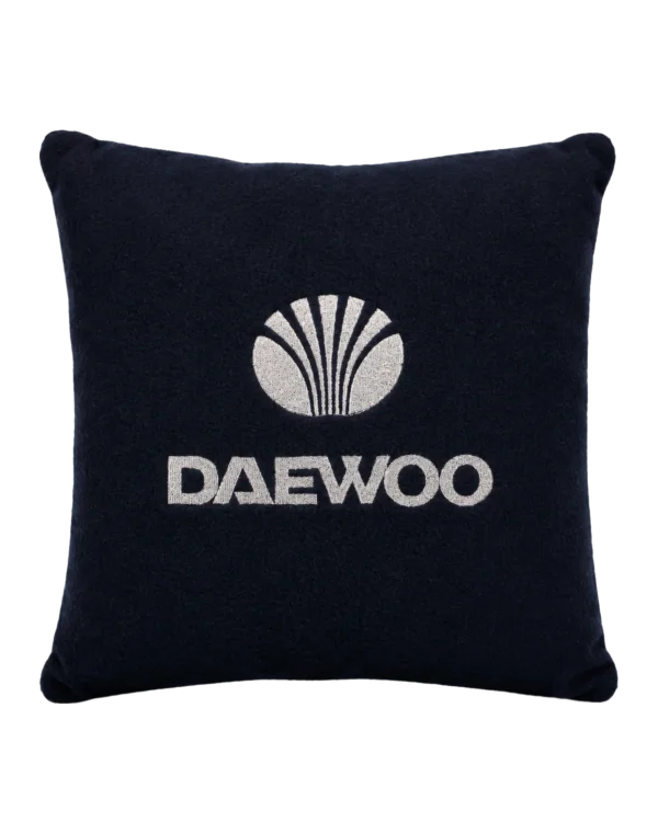 Подушка с вышивкой "Daewoo" (Флис)