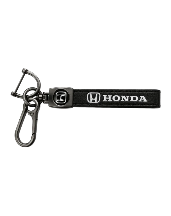 Кожаный брелок для ключей с логотипом "Honda"