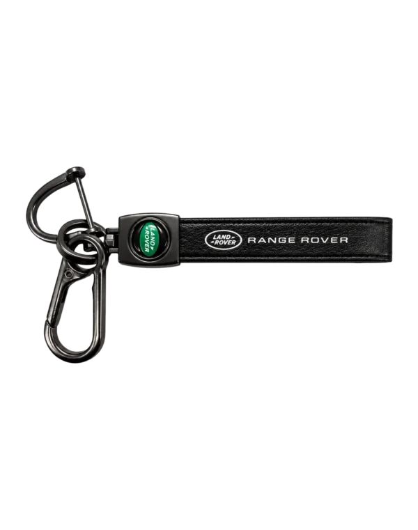 Кожаный брелок для ключей с логотипом "Land Rover"